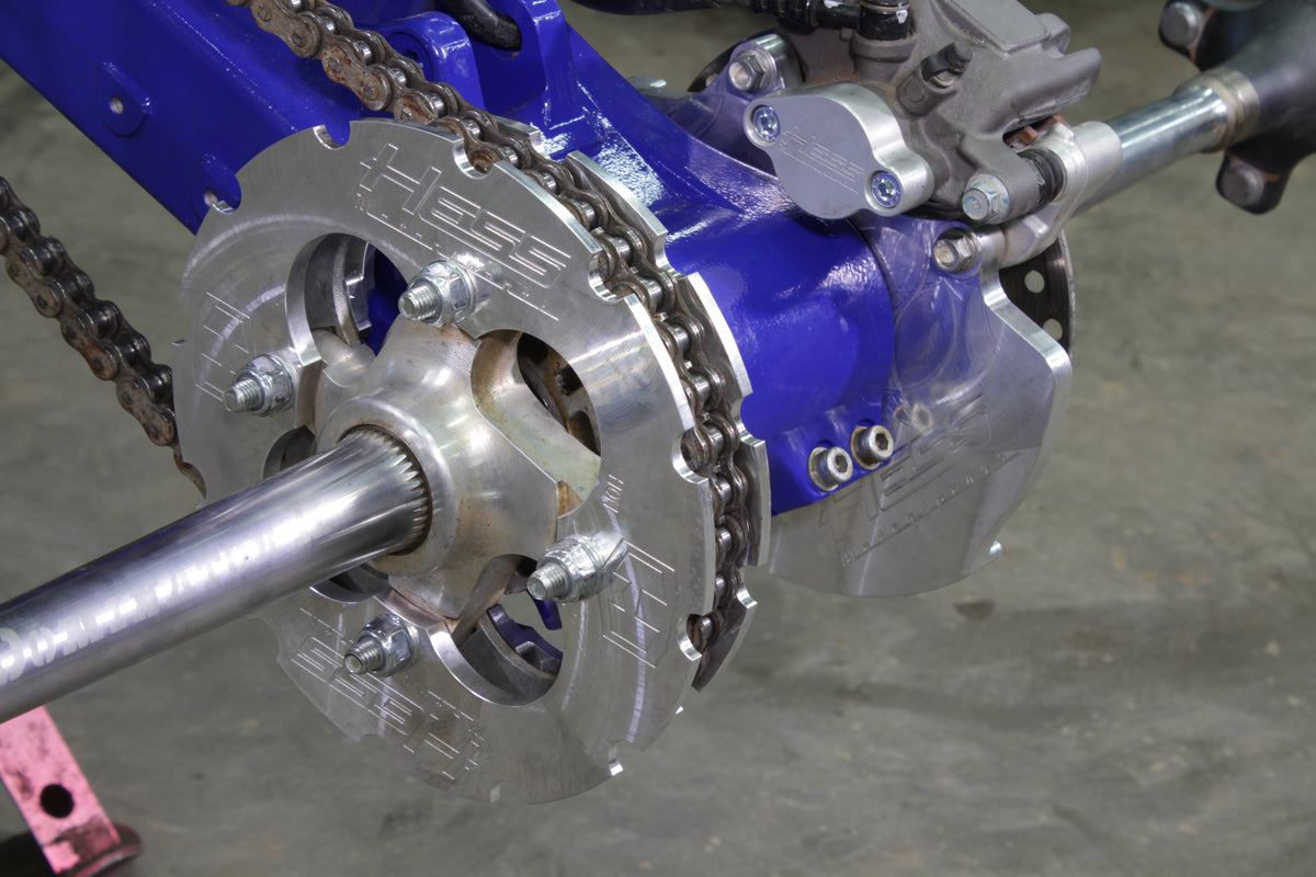 Sprocket Guard w/ Teeth (SKU 204001)– Hess Motorsports