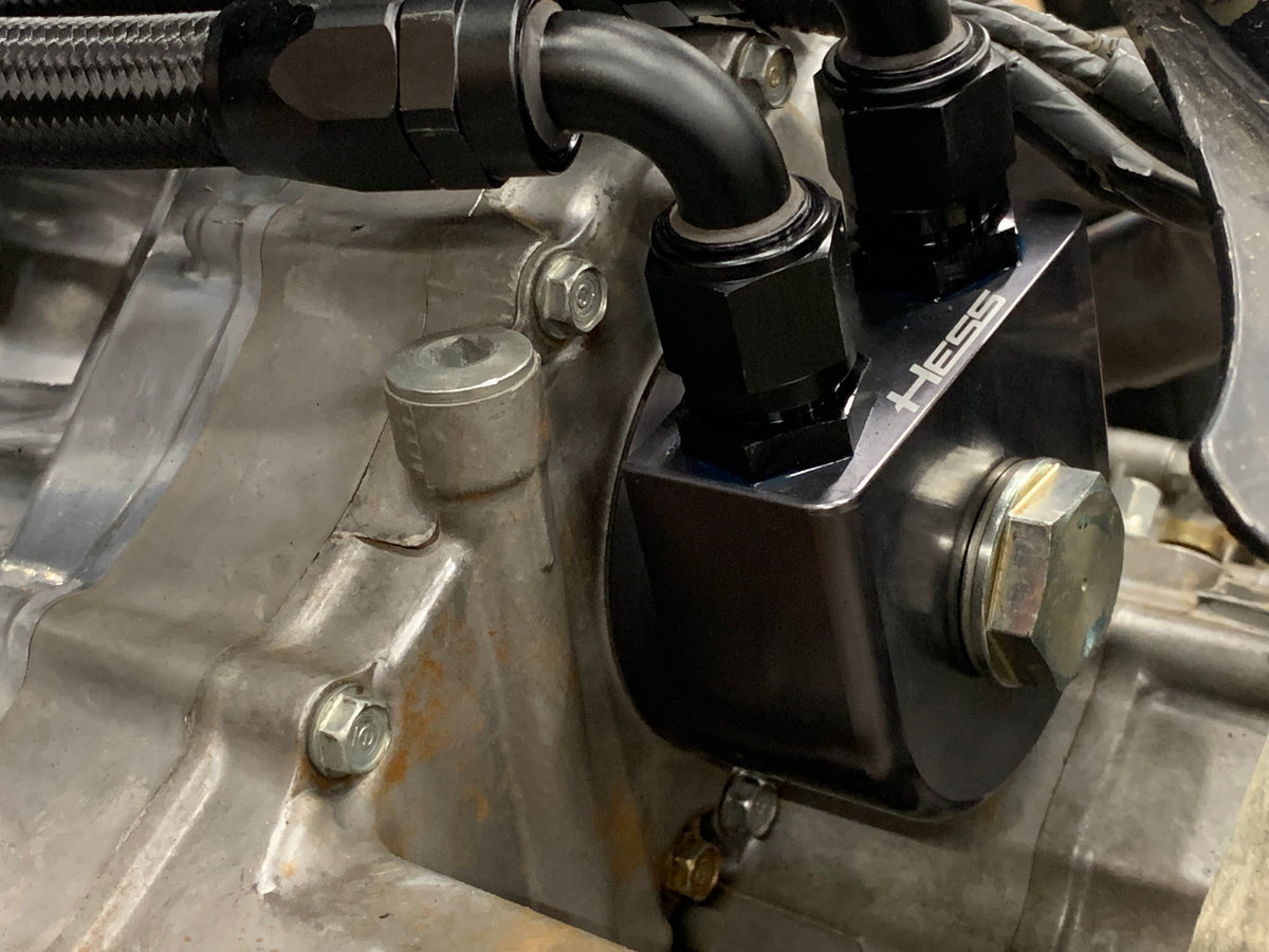 Oil Cooler Adapter- Honda Talon– Hess Motorsports