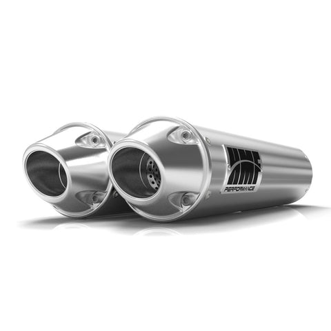 HMF Racing Polaris RZR XP Turbo Exhaust System (2016-2021) Performance Dual Full Stainless