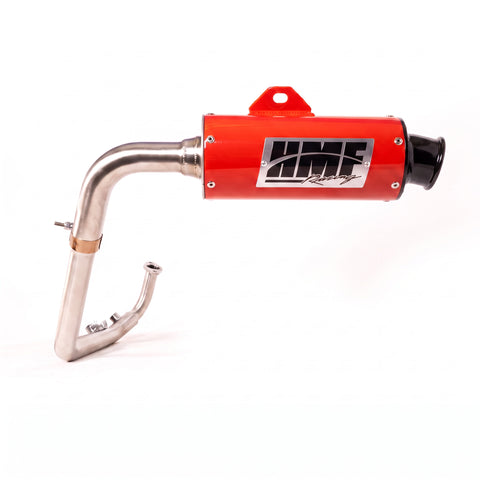 HMF Racing Performance Series Full Exhaust System, Polaris RZR 200 - Red - Indy