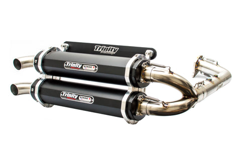 RZR Turbo/S Exhaust Full System Black