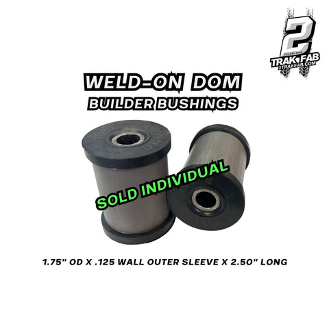 2TrakFab - Weld-On DOM Builder Bushings - 1.75" OD x .125 Wall x 2.50" Long (Sold individually)