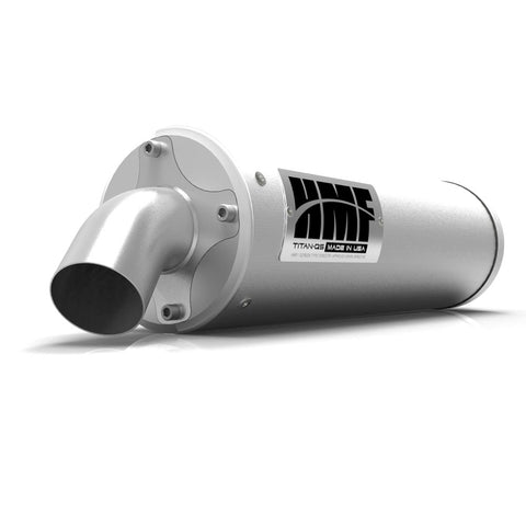 HMF Racing Polaris Ranger XP 1000 Titan Slip-On Exhaust (2018-2022) Titan Quiet Stainless