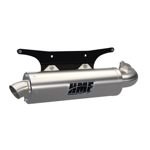 HMF Racing Polaris RZR Turbo R / Pro XP / Pro S Exhaust System Big Core Slip-On Stainless