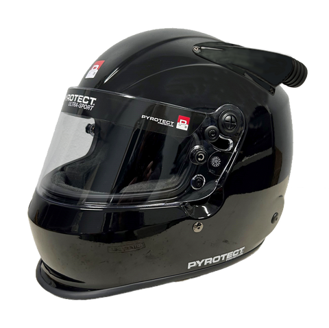 Pyrotect Ultra Sport Duckbill Mid Forced Air Full Face Helmet SA2020 - Gloss Black