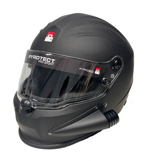Pyrotect Pro Sport Side Forced Air Helmet SA2025 - Flat Black