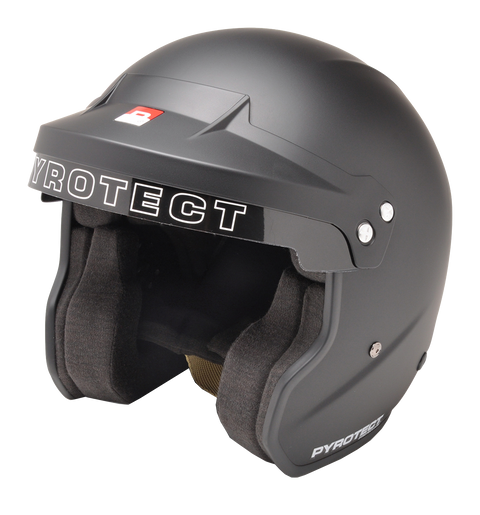 Pyrotect Pro Sport Open Face Helmet SA2020 - Flat Black