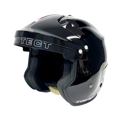 Pyrotect Pro Air Flow Open Face Helmet SA2020 - Gloss Black
