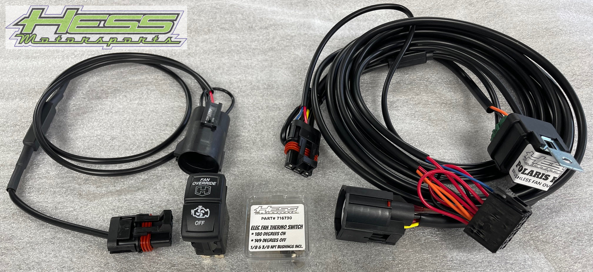 Fan Override Switch Kit - RZR XP Turbo (Stock Radiator) 2017+– Hess ...