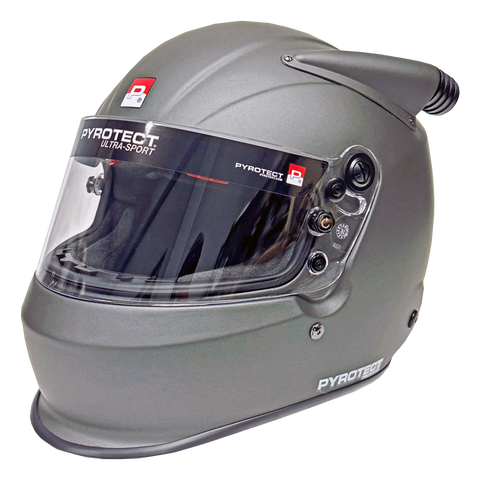 Pyrotect Ultra Sport Mid Forced Air Helmet SA2020 - Flat Grey