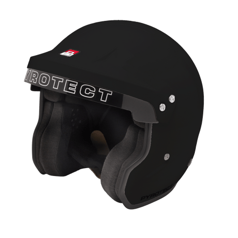 Pyrotect Pro Sport Open Face Helmet SA2020 - Gloss Black