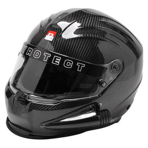 Pyrotect Pro Sport Duckbill Side Forced Air Full Face Helmet SA2020 - 3K Carbon