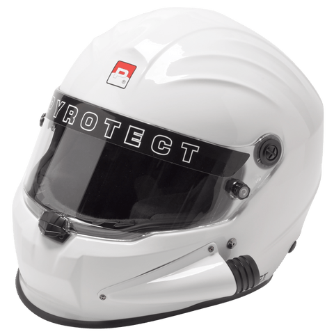 Pyrotect Pro Sport Duckbill Side Forced Air Full Face Helmet SA2020 - White