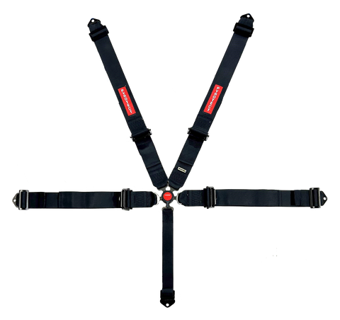 Pyrotect 5PT Camlock Harness, 3" Shoulder Belts, Light Weight Adjusters