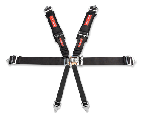 Pyrotect 6PT 3" Harness, 3" Latch & Link, w/ Upper Harness Pads