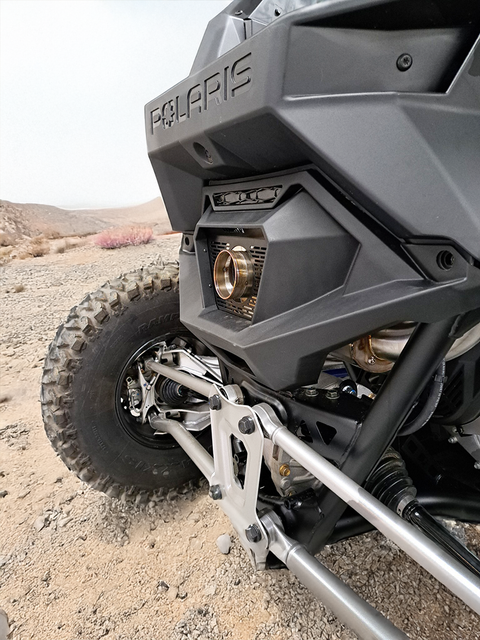 RZR Pro R Center Exit Slip-On installed
