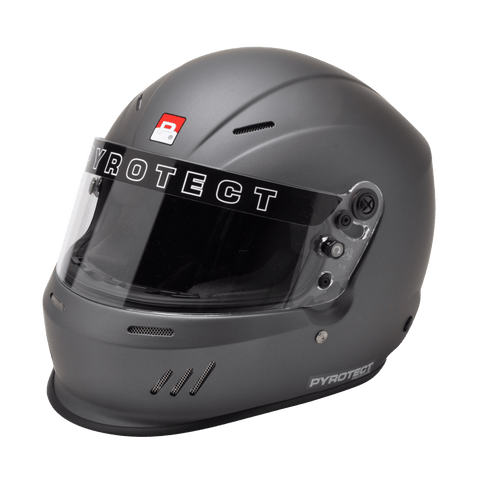 Pyrotect Ultra Sport Duckbill Full Face Helmet SA2020 - Flat Grey