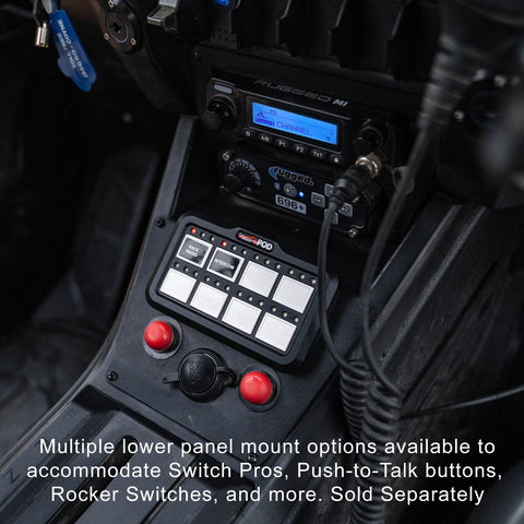 Polaris RZR PRO XP / Turbo R / Pro R – Complete Communication Kit with Bluetooth Intercom and 2-Way Radio