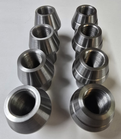 2TrakFab - Tube Adapters - 3/4-16 Thread for 1" ID DOM Tubing - Left & Right Hand (8-Pack)