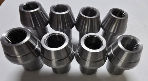 2TrakFab - Tube Adapters - 3/4-16 Thread for 1" ID DOM Tubing - Left & Right Hand (8-Pack)