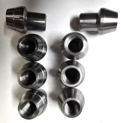 2TrakFab - Tube Adapters - 3/4-16 Thread for 1" ID DOM Tubing - Left & Right Hand (8-Pack)