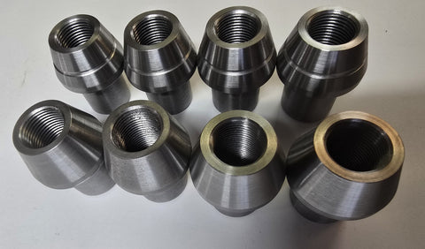 2TrakFab - Tube Adapters - 3/4-16 Thread for 1" ID DOM Tubing - Left & Right Hand (8-Pack)