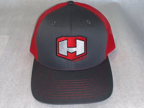 Hess Motorsports Mesh Snap Back Trucker Hat with HM Symbol