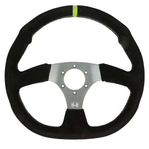 D-Shaped Steering Wheel - 6 Bolt - Hess Motorsports