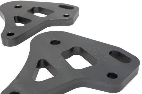 HD Billet Rear Motor Mount Plates (Polaris RZR XP Turbo S / RS1 / SKU 703205)