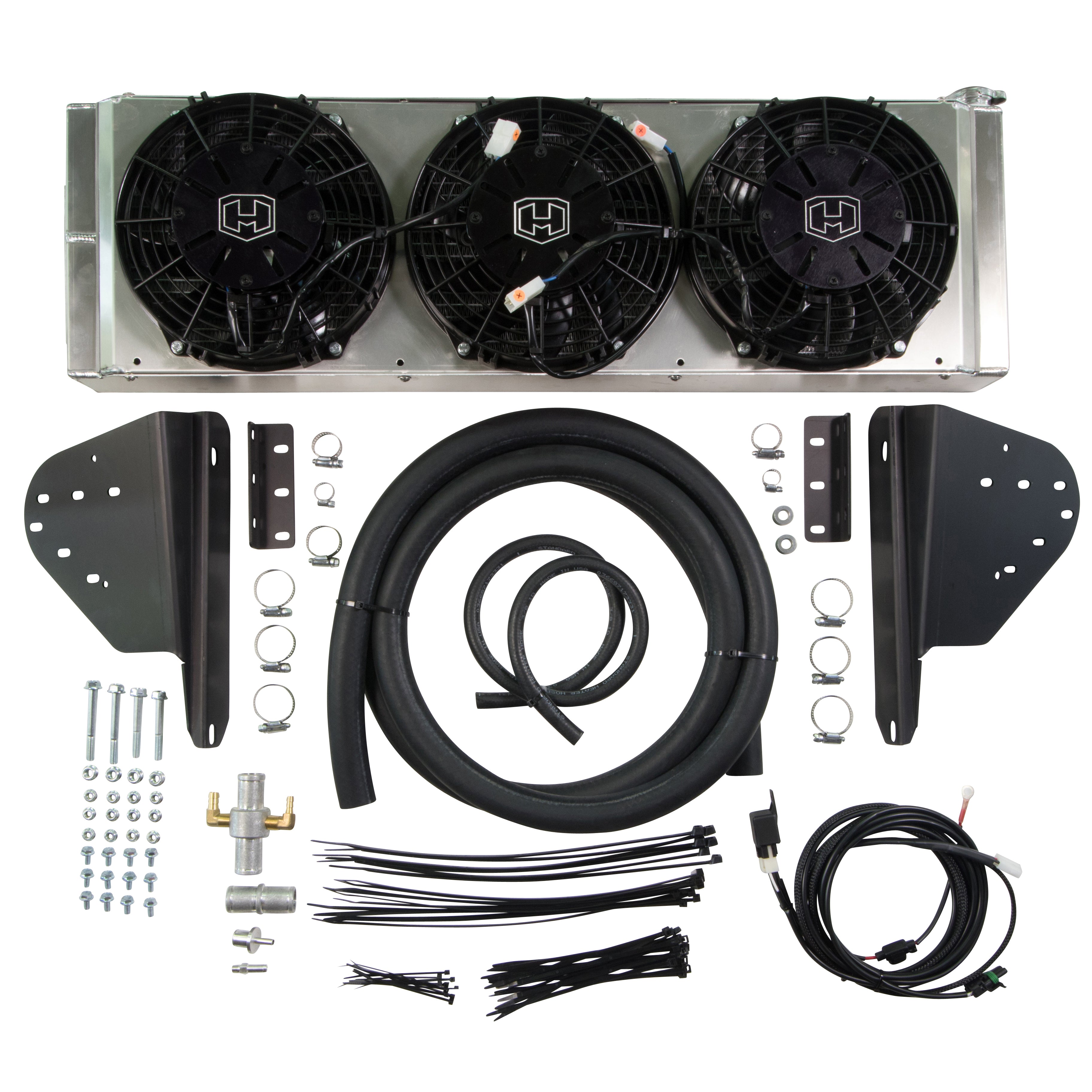 Radiator Relocation Kit CanAm Maverick X3 Turbo (3 Fan)– Hess