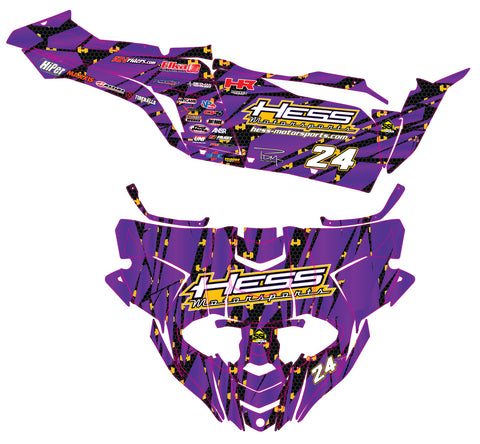 Yamaha YXZ 1000R/SS Graphic Kit - Hess Motorsports Custom Kit