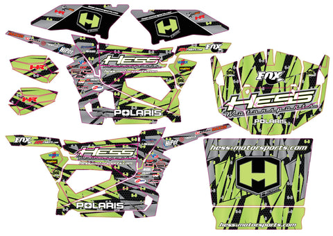 Polaris RZR XP 1000 Graphic Kit - Hess Motorsports Custom Kit