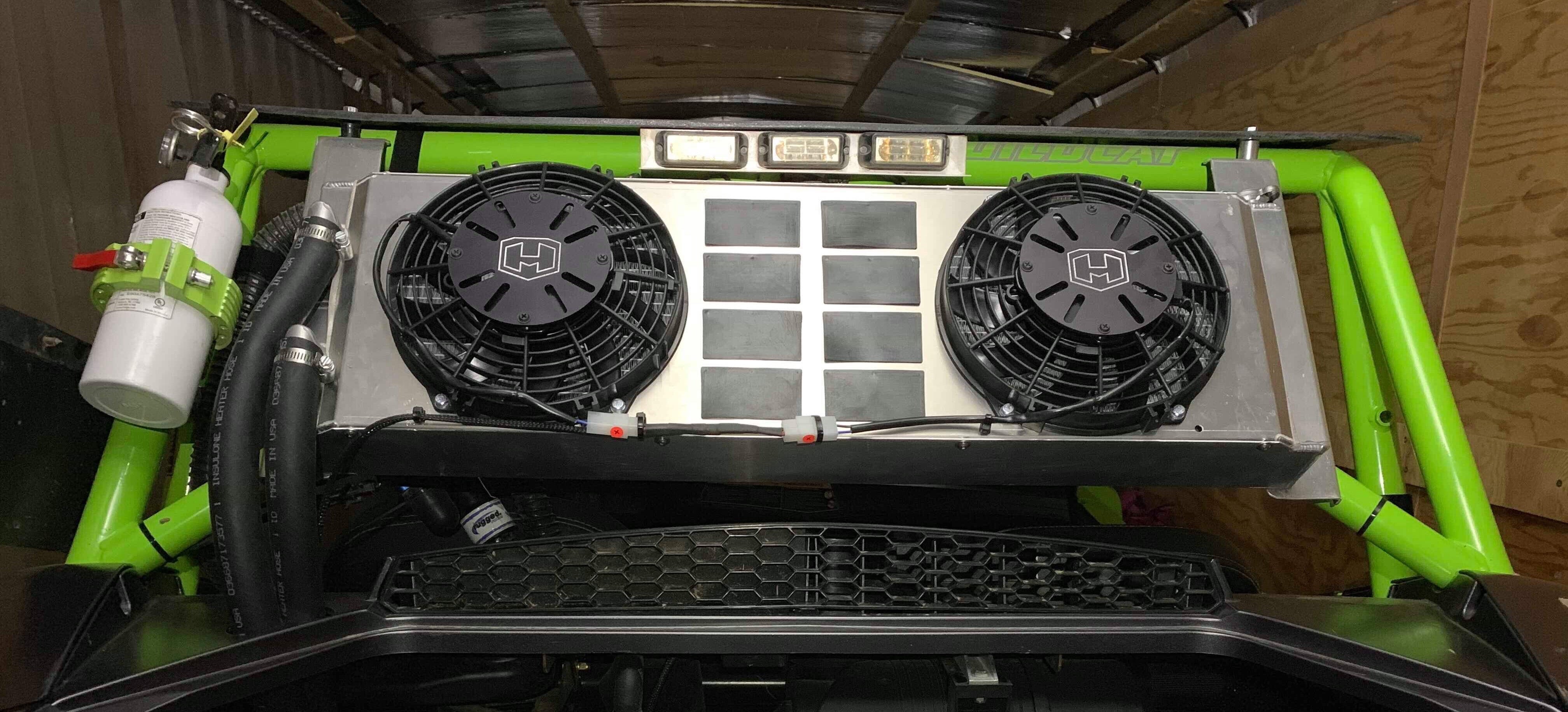 Wildcat X Rear Radiator Radiator Relocation Kit - Textron Wildcat 1000 XX (Rear Window)– Hess ...