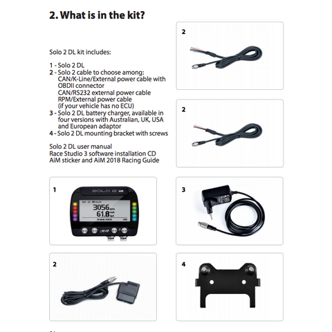 AiM Solo 2 DL - Textron